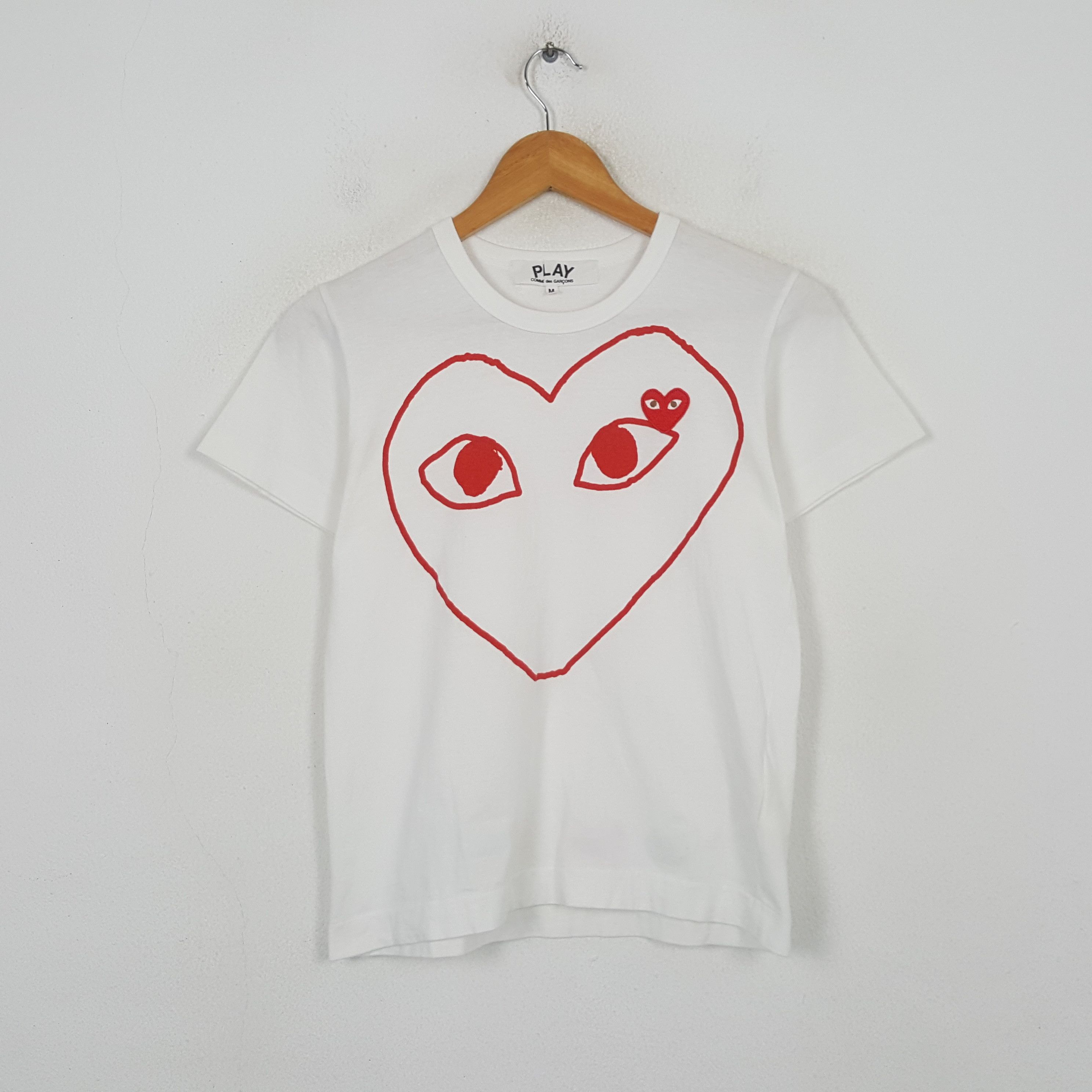 Comme des Garcons Vintage Play Comme des Garçons Japanese Brand T-shirt RR30 Size US S / EU 44-46 / 1 - 1 Thumbnail