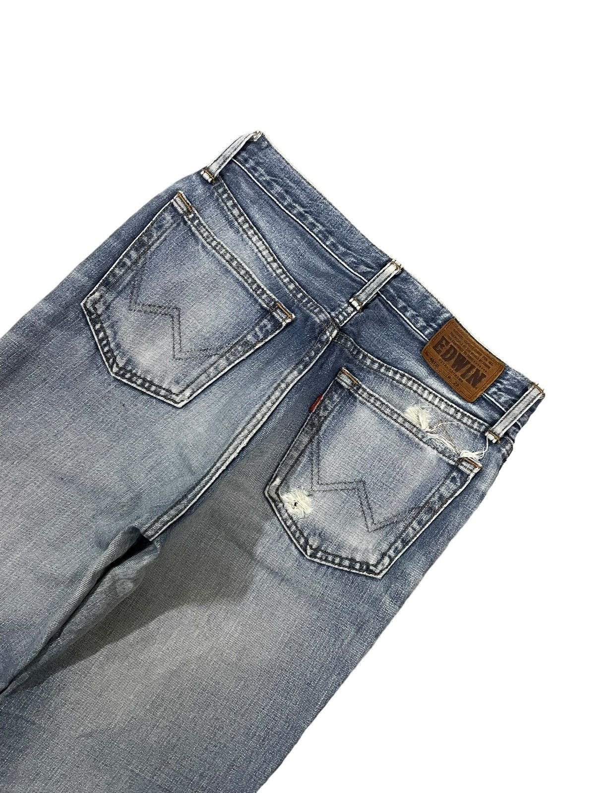 Edwin Vintage Edwin Extra Extreme Blue Fade Wash Bootcut Jeans Size US 29 - 8 Thumbnail