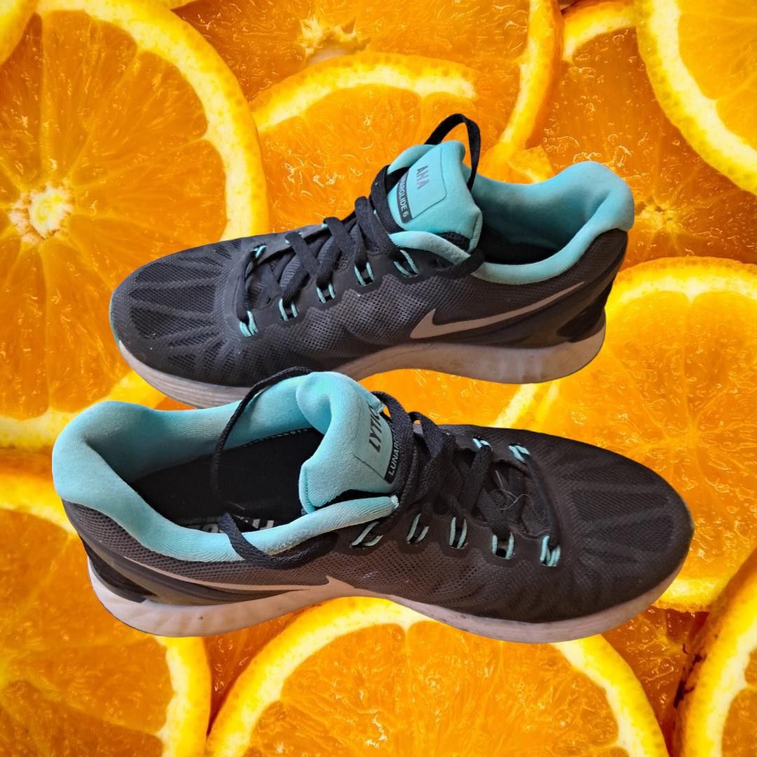 Nike Nike Lunarglide FitSole 3 Analytics Running Shoe Aqua and Bl Size ONE SIZE - 1 Thumbnail