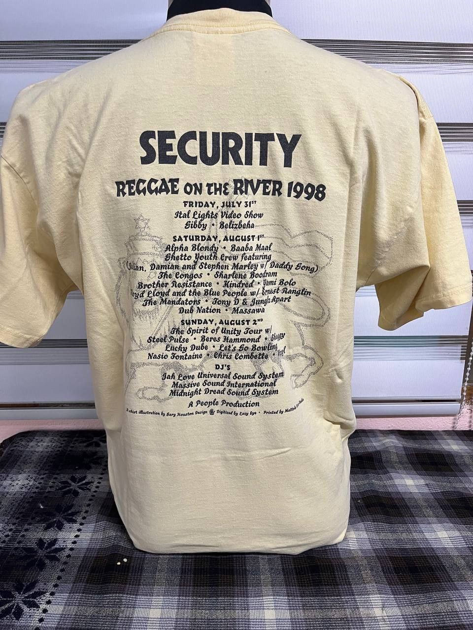 Bob Marley × Vintage Vintage 90s Raggea Festival 1998 Size US XL / EU 56 / 4 - 2 Thumbnail