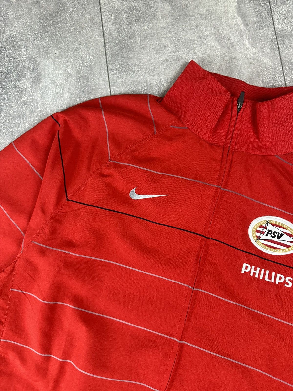 Nike Nike PSV Eindhoven Soccer Football 2000S Track-Top Vintage Size US XL / EU 56 / 4 - 11 Thumbnail