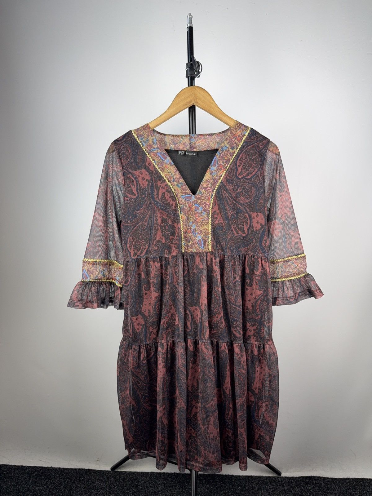 Other Bodyflirt Sheer Paisley Boho Mesh Dress – JPG Style Size M / US 6-8 / IT 42-44 - 1 Thumbnail