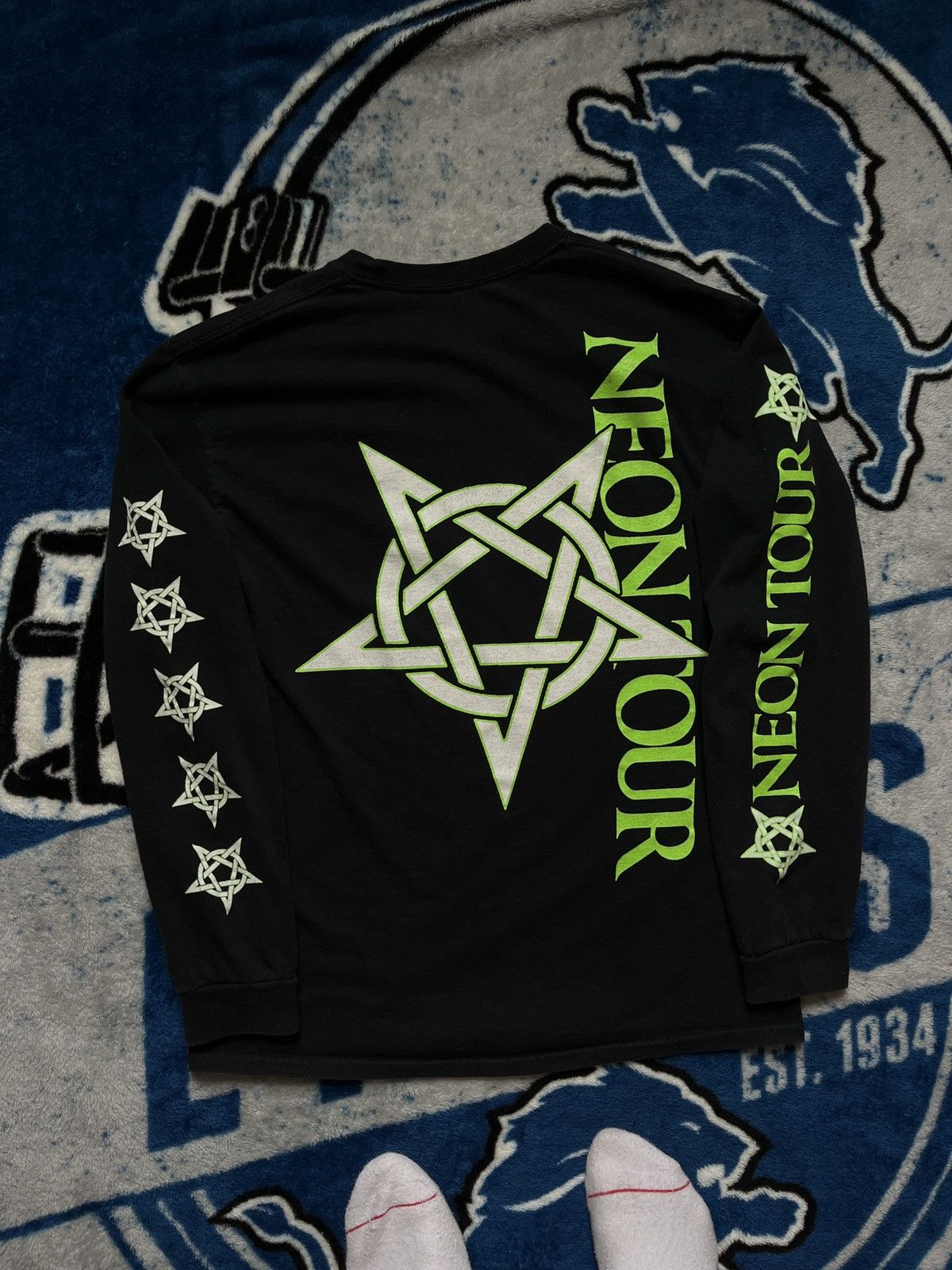 Playboi Carti Playboi Carti Neon Tour Anarchy Long Sleeve Tee M Size US M / EU 48-50 / 2 - 4 Thumbnail