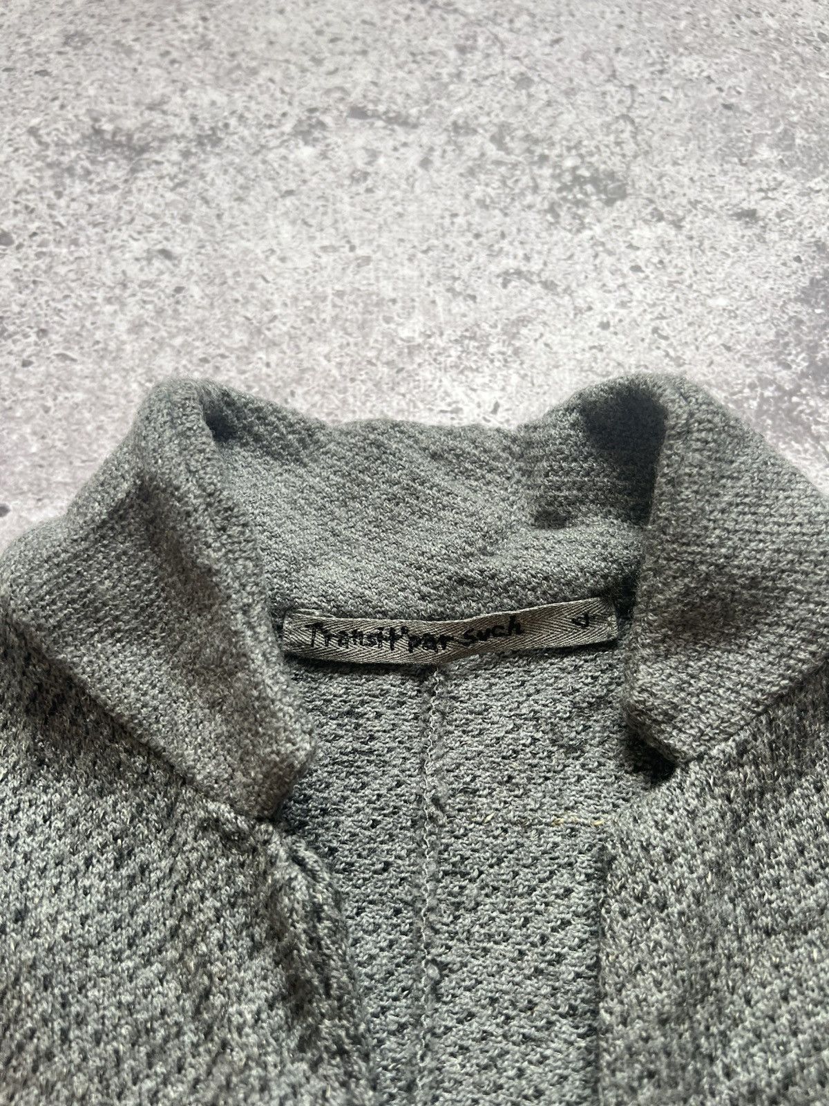 Transit × Transit Uomo Transit Par-Such Wool Cardigan Sweater Size XS / US 0-2 / IT 36-38 - 9 Thumbnail