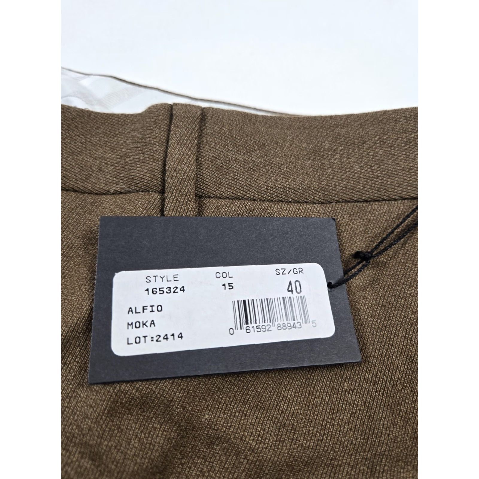 Rivieras Riviera Alfio Wool Dress Pants Mens 40x34 Brown Unhemmed Made In Canada Trousers Wool Dress Pants Men Brown Alfio Canada Unhemmed 40x36 Bis Size US 40 / EU 56 - 3 Thumbnail