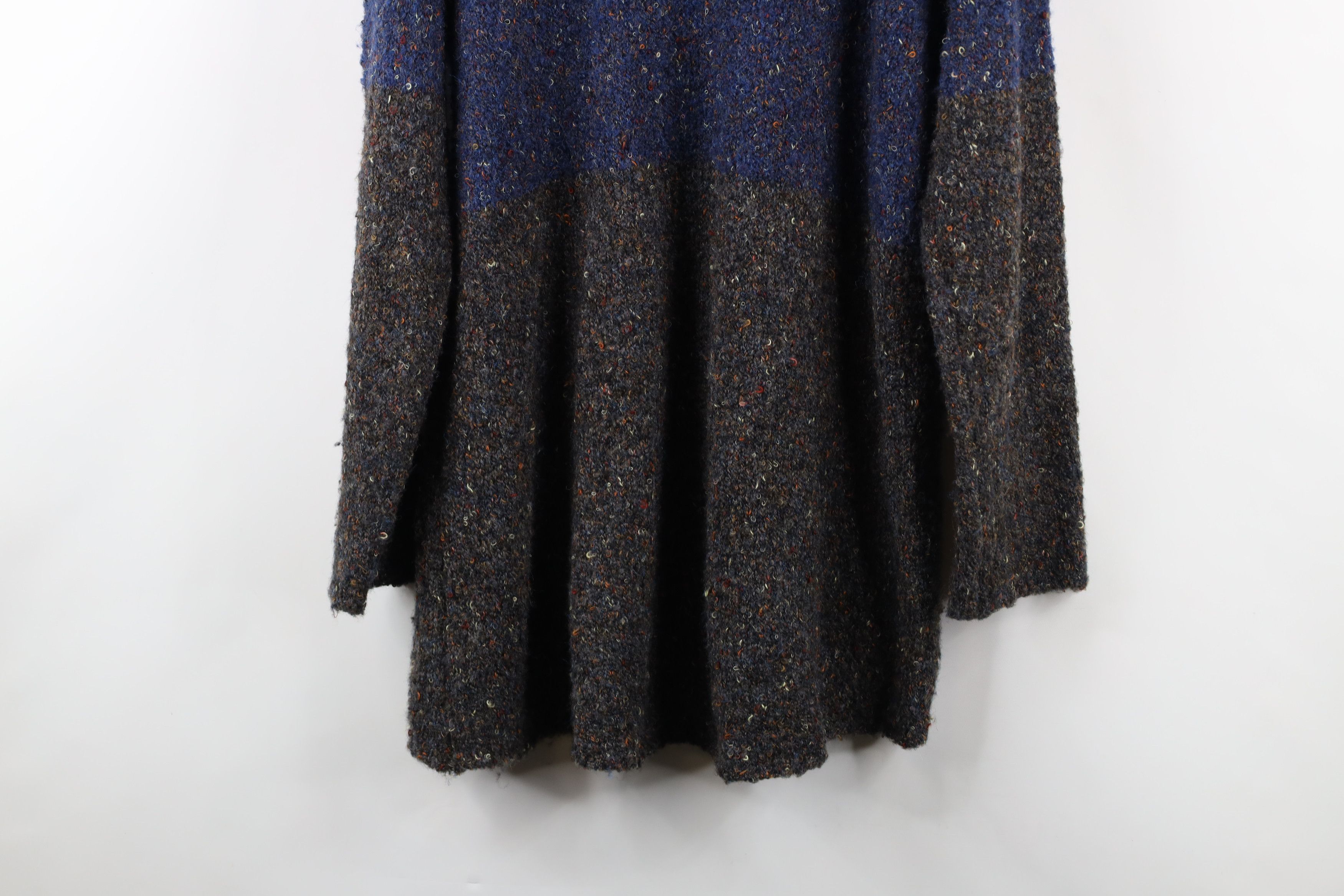 Vintage Vintage Lagenlook Rainbow Fleck Wool Blend Tunic Sweater Size M / US 6-8 / IT 42-44 - 12 Thumbnail