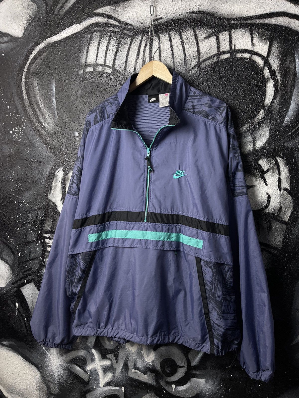 Nike Nike Vintage 90s Oversized Nylon Anorak Jacket Size XXL | Grailed