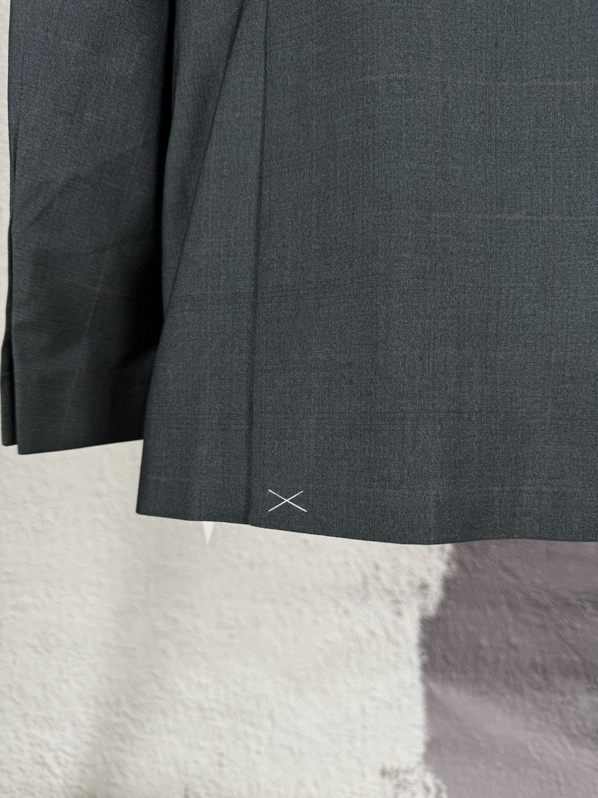Nazareno Gabrielli BNWT Nazareno Gabrielli checkered grey 2 button wool suit Size 38R - 12 Thumbnail