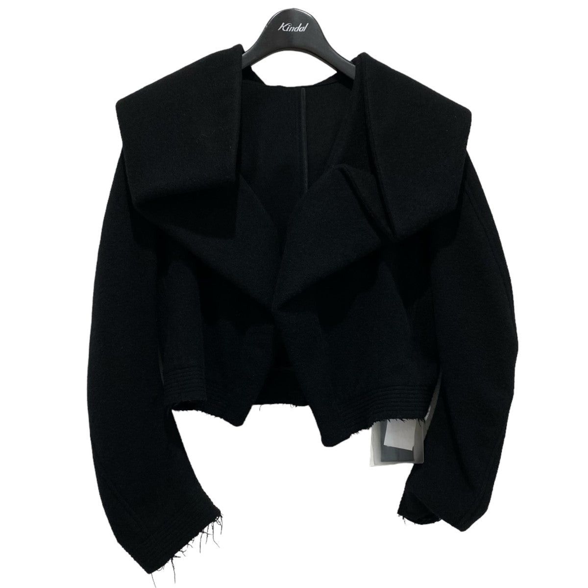 Yohji Yamamoto 23aw Melton DRAPED SHORT JACKET Size S / US 4 / IT 40 - 1 Thumbnail