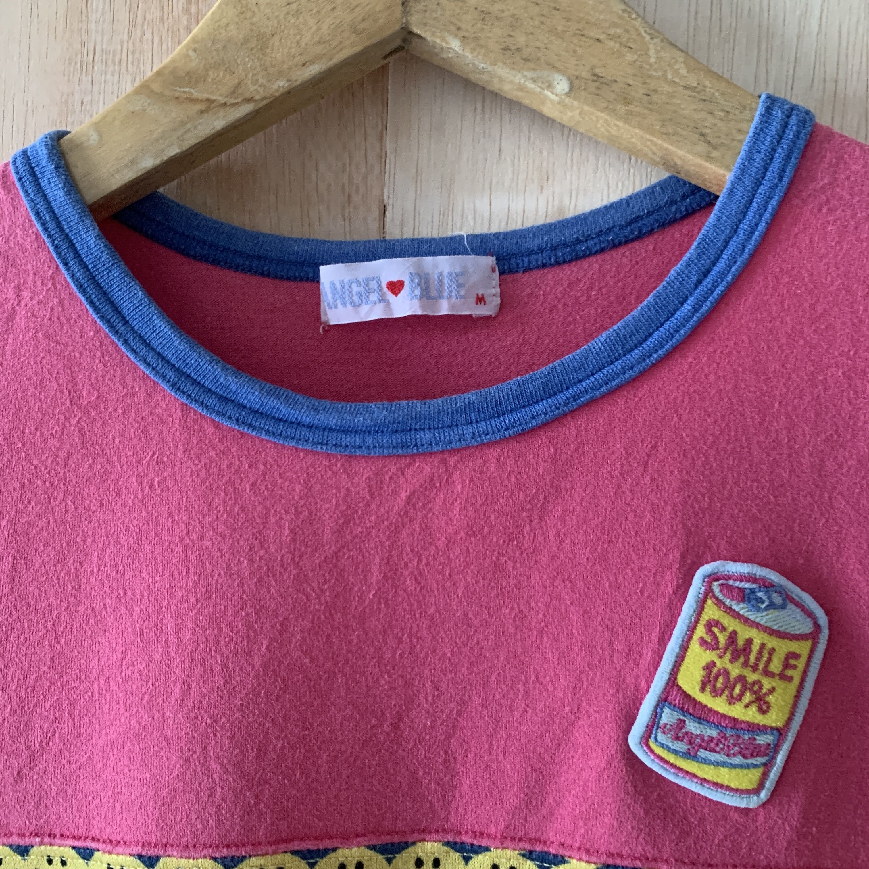 Hysteric Glamour Angel Blue Smile Ringer Tee Size US M / EU 48-50 / 2 - 1 Thumbnail