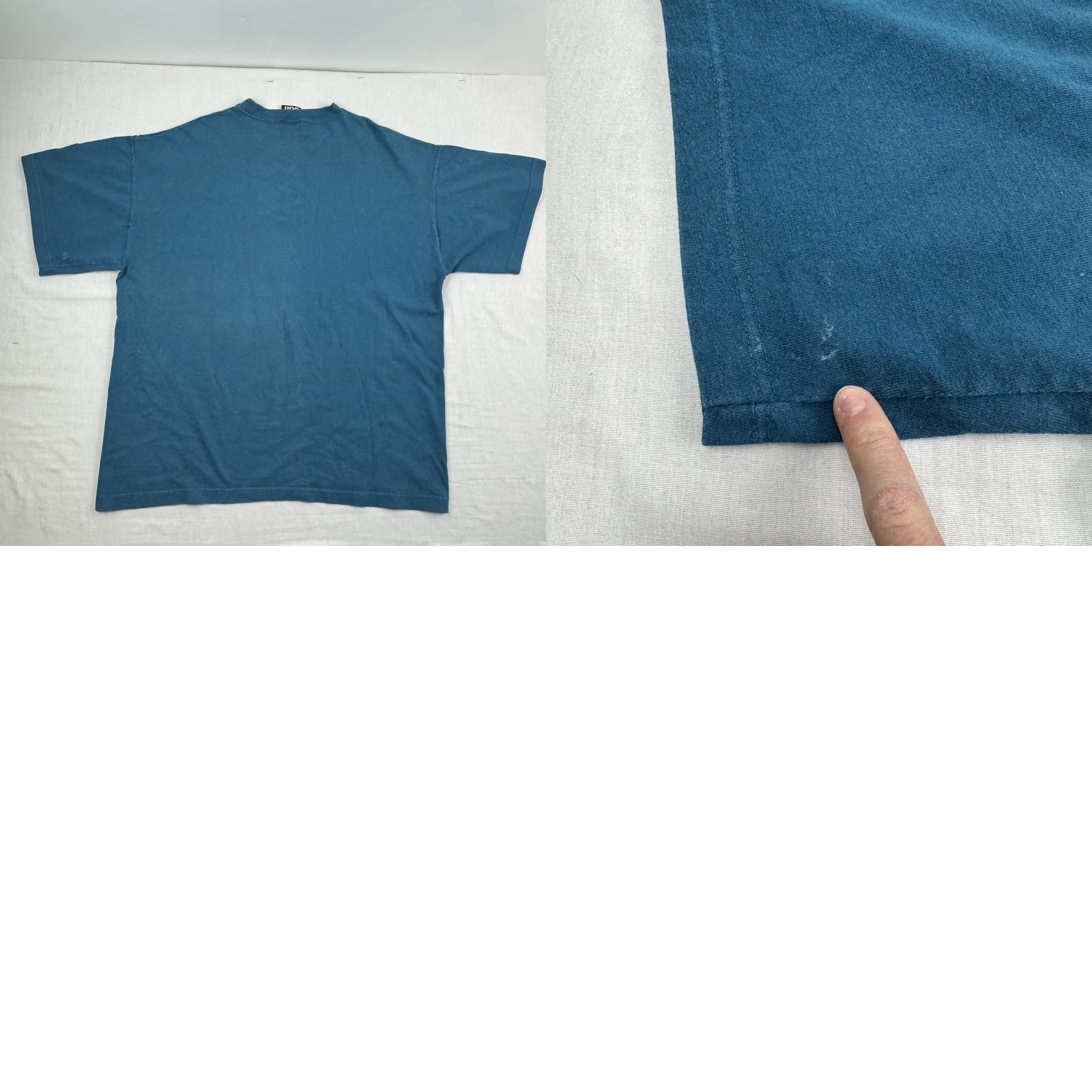 Vintage VINTAGE Teddy Bear T Shirt XL Blue Signal Mens Hipster 90s Graphic Size US XL / EU 56 / 4 - 8 Thumbnail