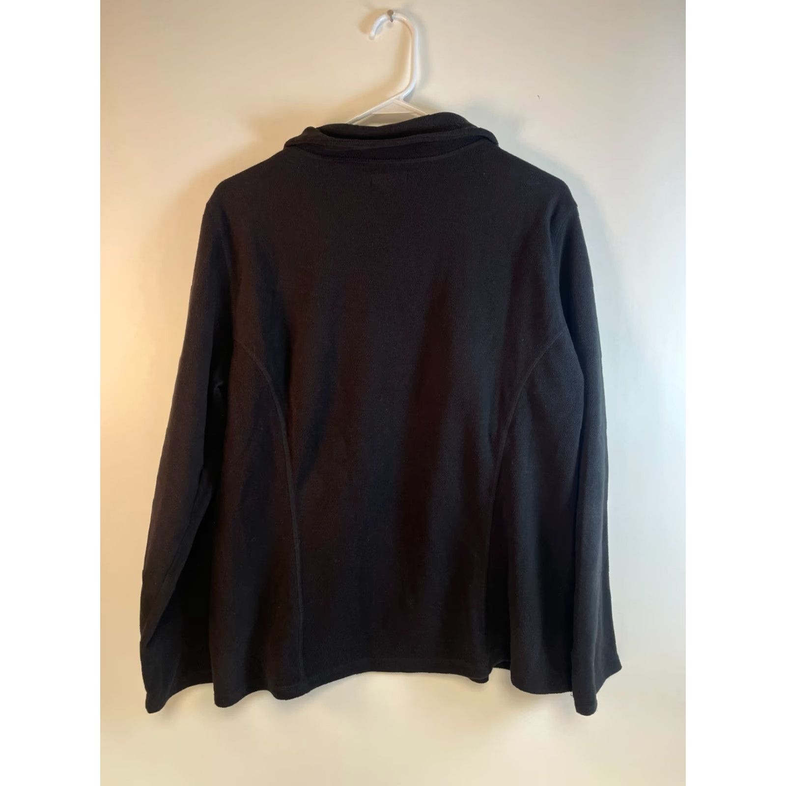 Old Navy Old Navy Fleece Women’s Size XL Black 1/4 Zip Pullover Sweatshirt, Regular, Zip, Activewear Size XL / US 12-14 / IT 48-50 - 2 Thumbnail