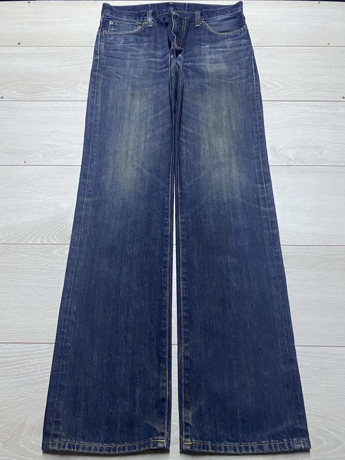 Jil Sander × Uniqlo Vintage Uniqlo UJ Grunge Distressed Loose Jeans Size US 32 / EU 48 - 1 Thumbnail