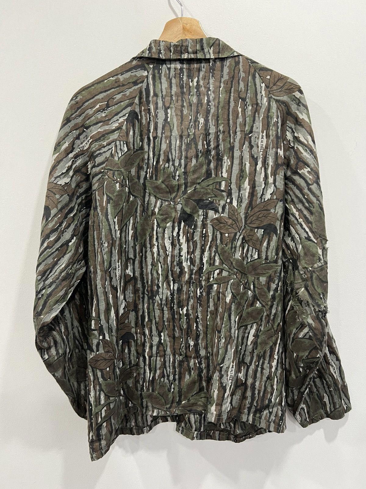 Vintage Vintage Camo Real Tree Light zip up thrashed Size US M / EU 48-50 / 2 - 2 Thumbnail