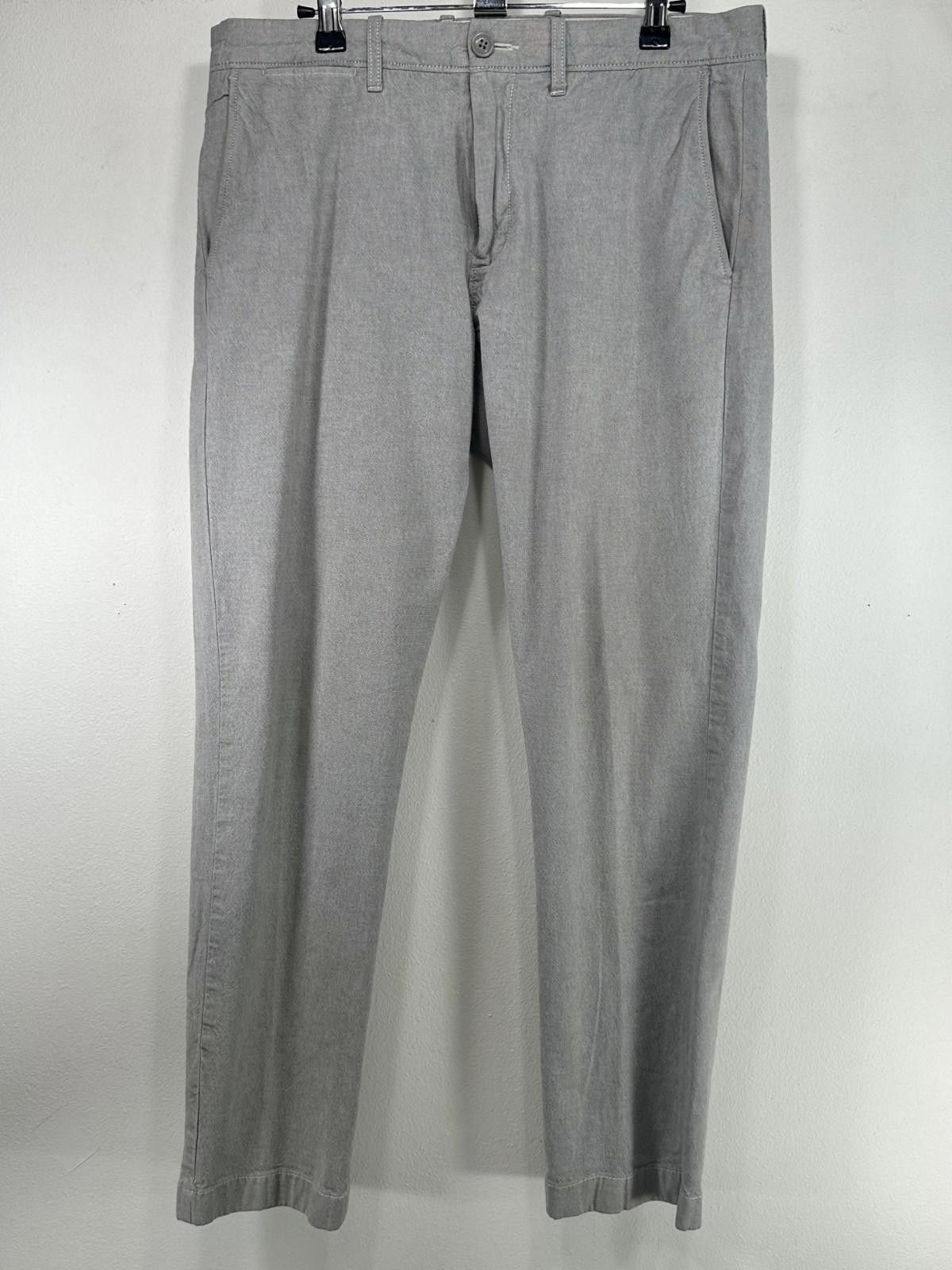 J.Crew J. Crew Men's 32/30 Gray Stretch 484 Slim Chinos Size US 32 / EU 48 - 1 Thumbnail