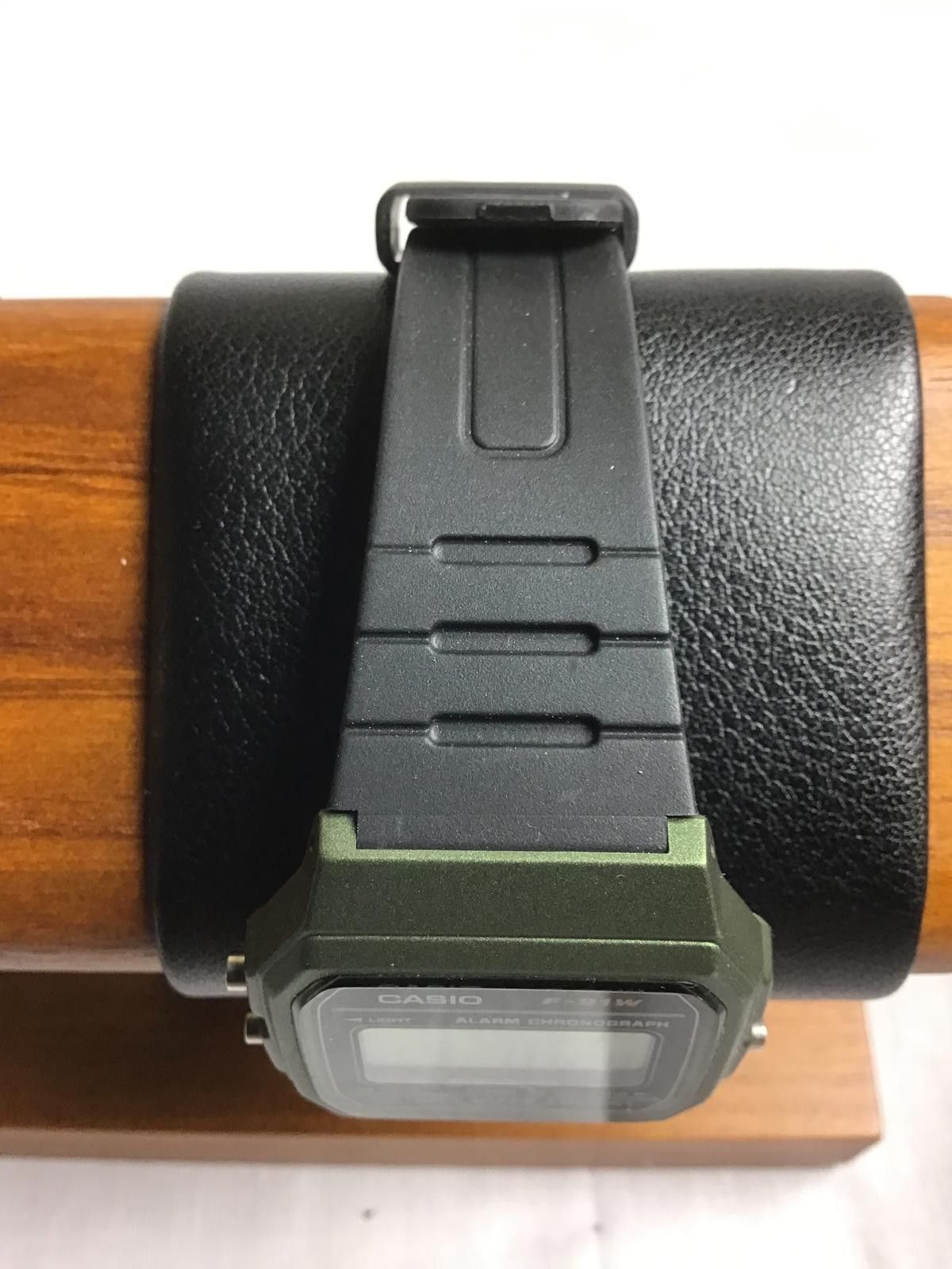 Casio Casio F-91W Digital Watch with Green Face and Black Strap Size ONE SIZE - 2 Thumbnail