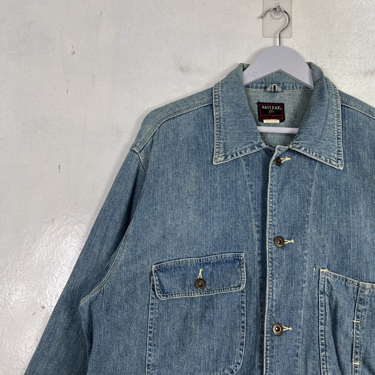 Japanese Brand 🔥 BAYLEAF DENIM CHORE JACKET Size US L / EU 52-54 / 3 - 7 Thumbnail