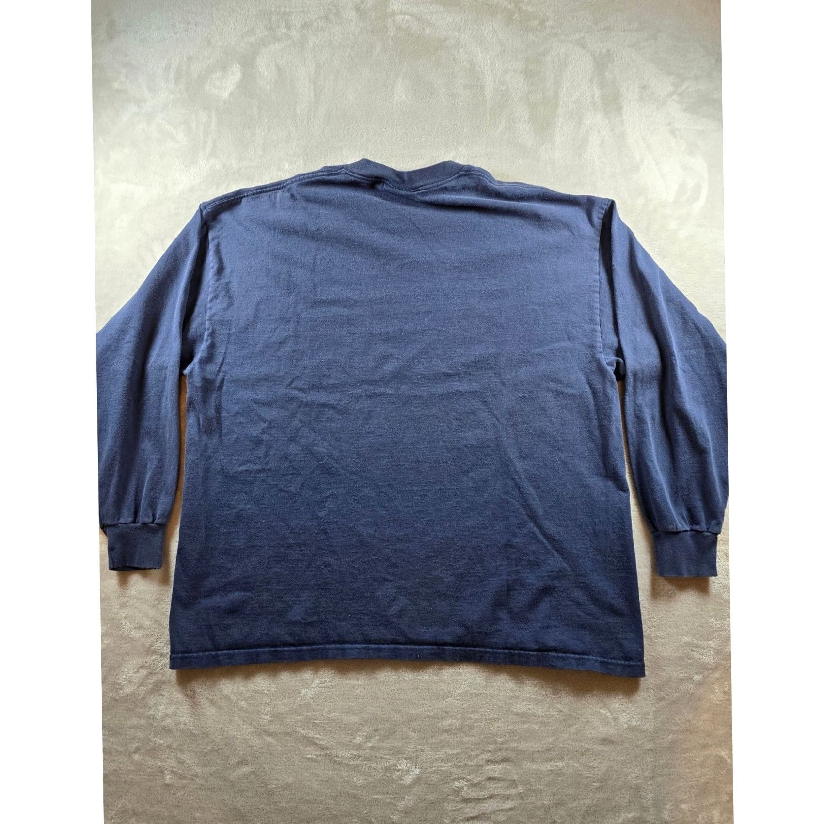 Lee VINTAGE Lee T Shirt Mens XXL Blue Long Sleeve Crew Neck USA Made Size US XXL / EU 58 / 5 - 6 Thumbnail