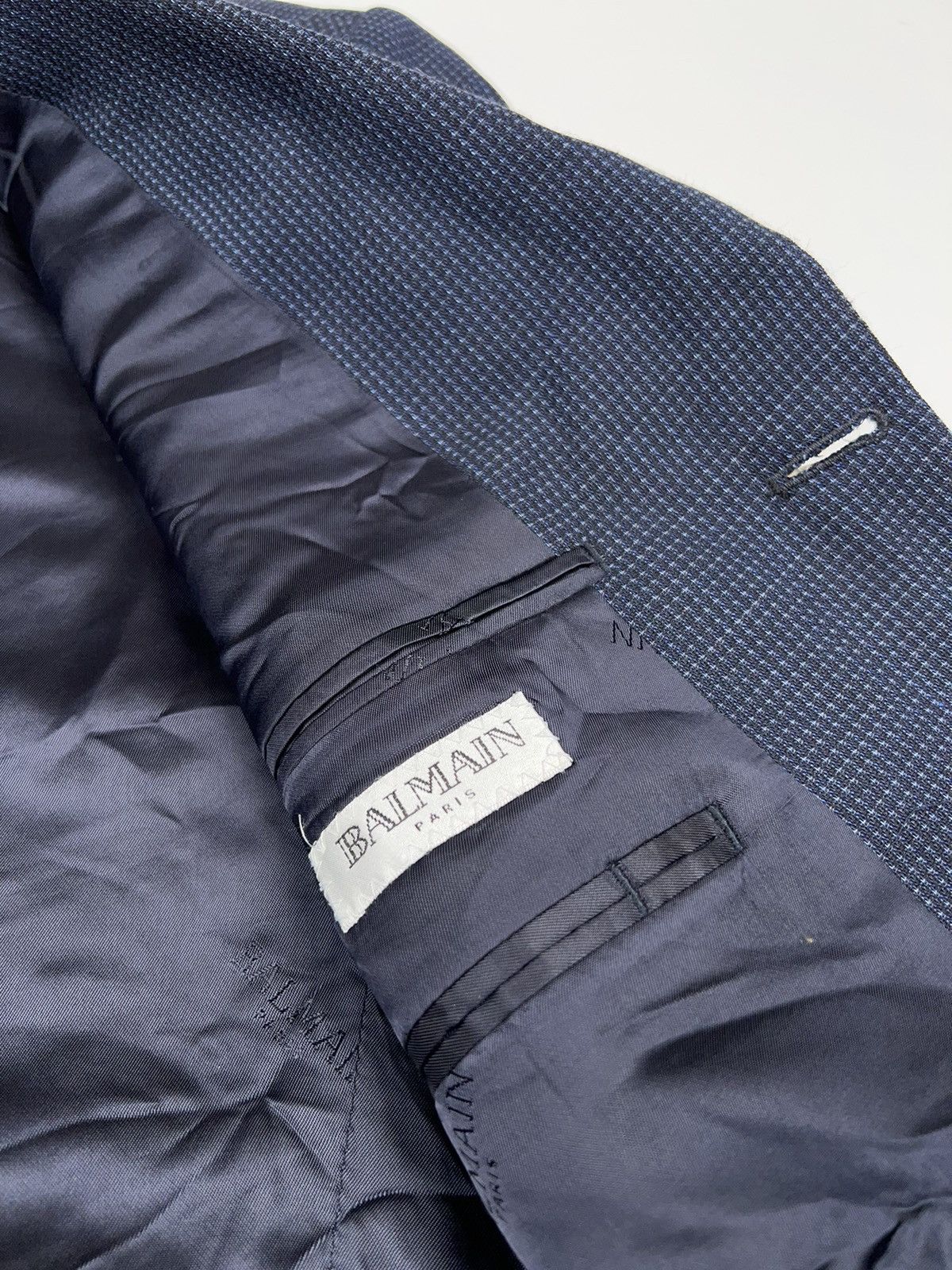 Balmain Balmain Paris Blazer Structure Jacket Size 42R - 12 Thumbnail
