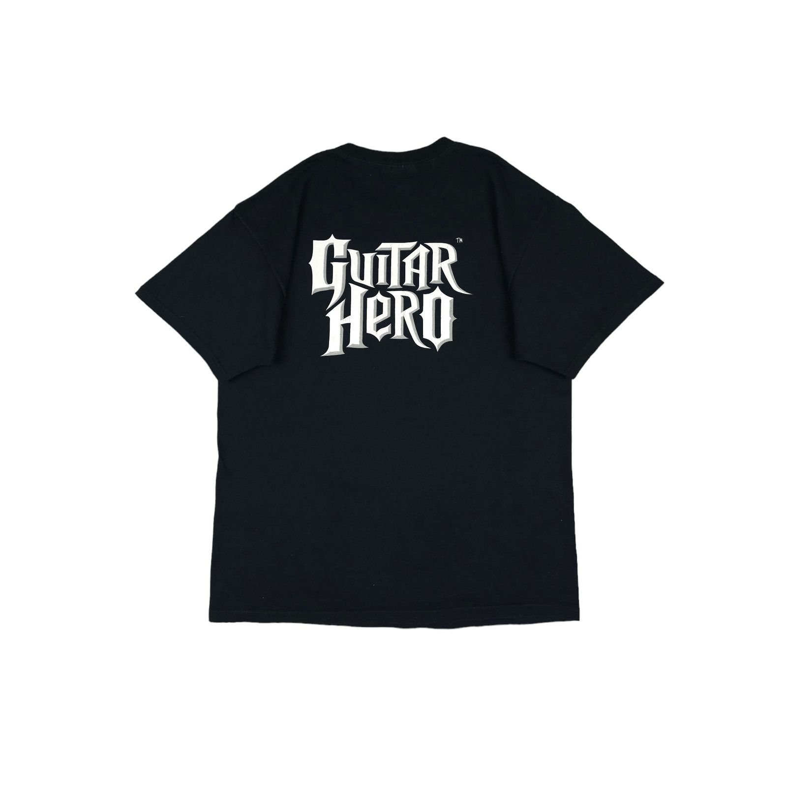 Band Tees × Playstation × Vintage 💎 90s Y2K Guitar Hero Game Spell out Art Tee T-shirt Size L Size US L / EU 52-54 / 3 - 2 Thumbnail