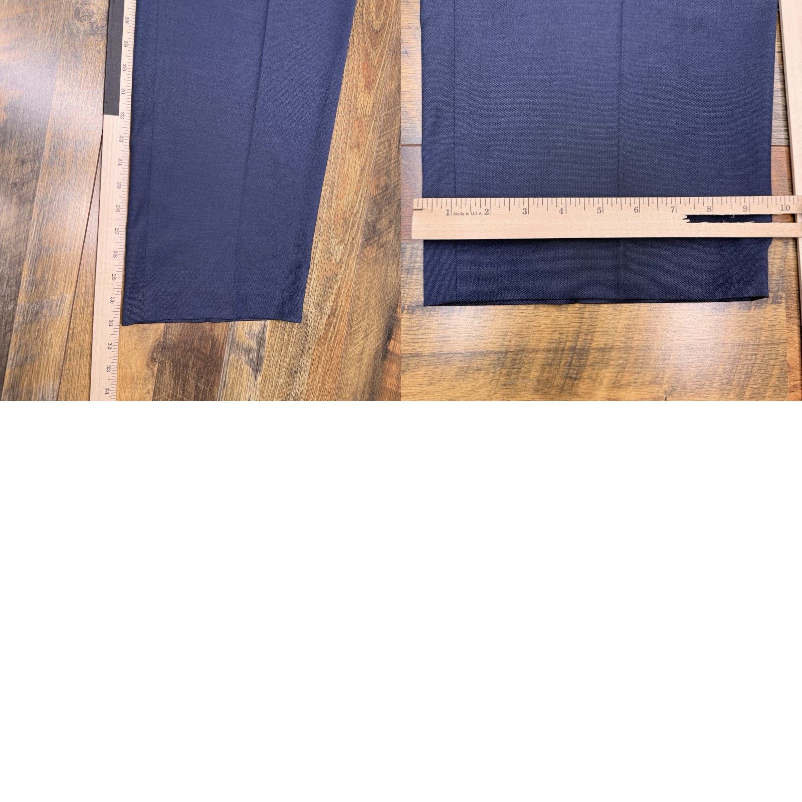 Vintage VINTAGE Shaquille O Neal Pants 52x32 Blue High Rise Stretch Suit Seperate New Size 52R - 10 Thumbnail