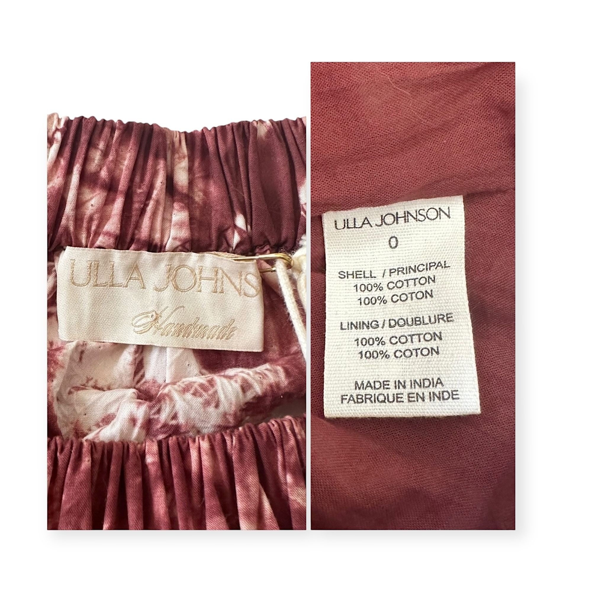 Ulla Johnson Ulla Johnson Martine Dress Syrah Shibori, Size 0, New wit Size XS / US 0-2 / IT 36-38 - 3 Thumbnail