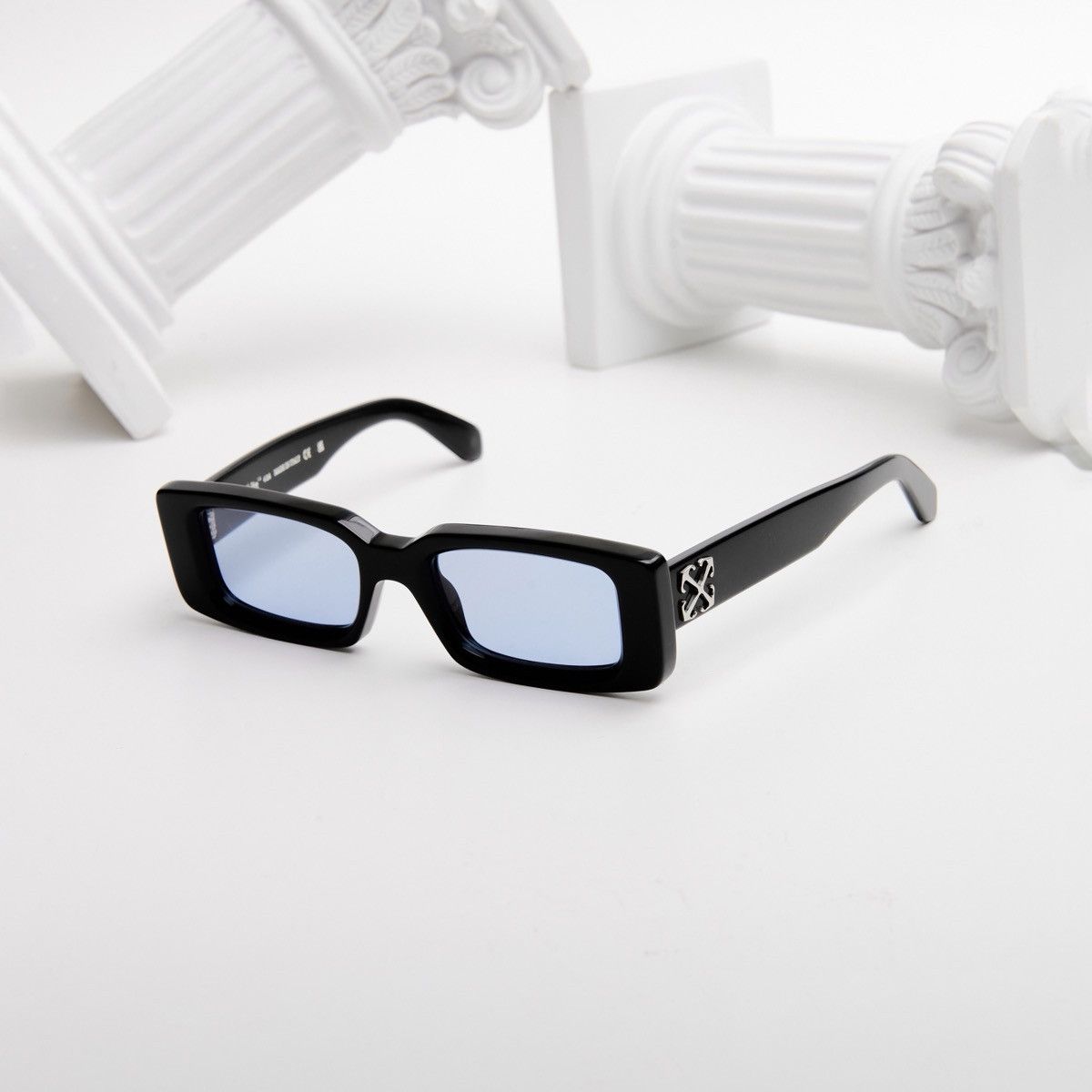Off-White OFF WHITE ARTHUR BLACK SUNGLASSES Size ONE SIZE - 1 Thumbnail