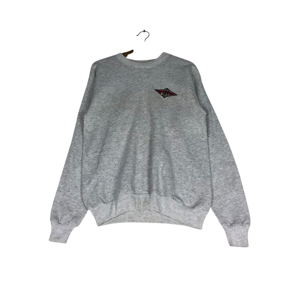 Vintage BEAR USA Archival Grey Crewneck Logo Hit True 90s Athletic Size US M / EU 48-50 / 2 - 3 Thumbnail