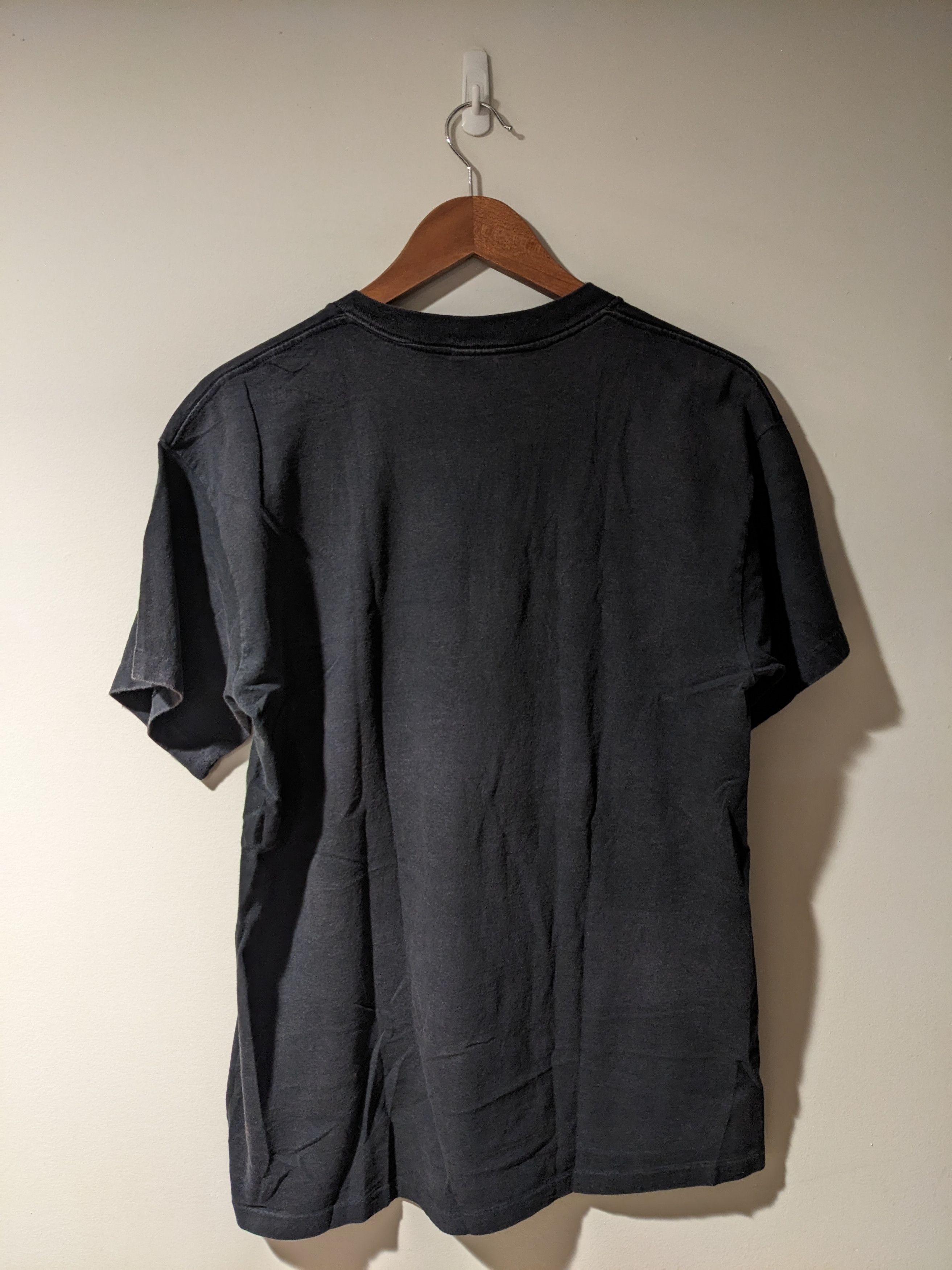 Jordan Brand × Nike × Vintage Vintage 90s Nike Air Michael Jordan Black Large T-Shirt Size US L / EU 52-54 / 3 - 5 Thumbnail