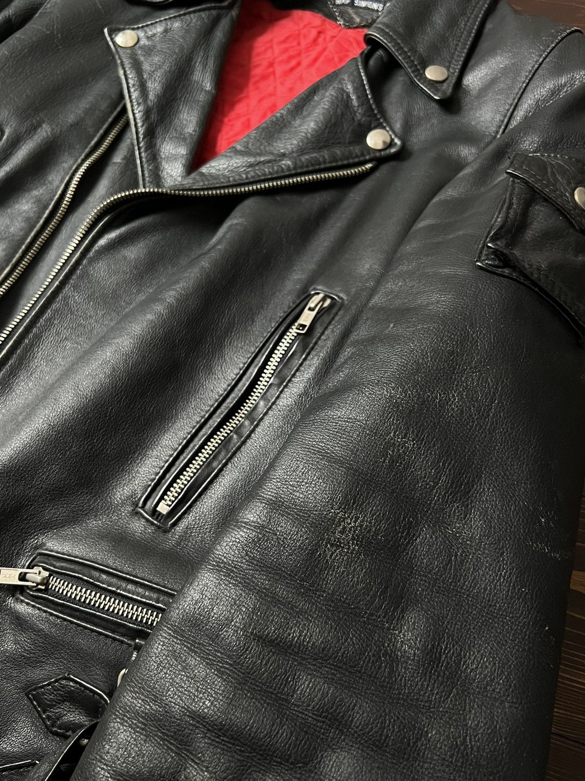 Raf Simons Raf Simons 1997 Studded Leather Biker Jacket Size US S / EU 44-46 / 1 - 7 Thumbnail