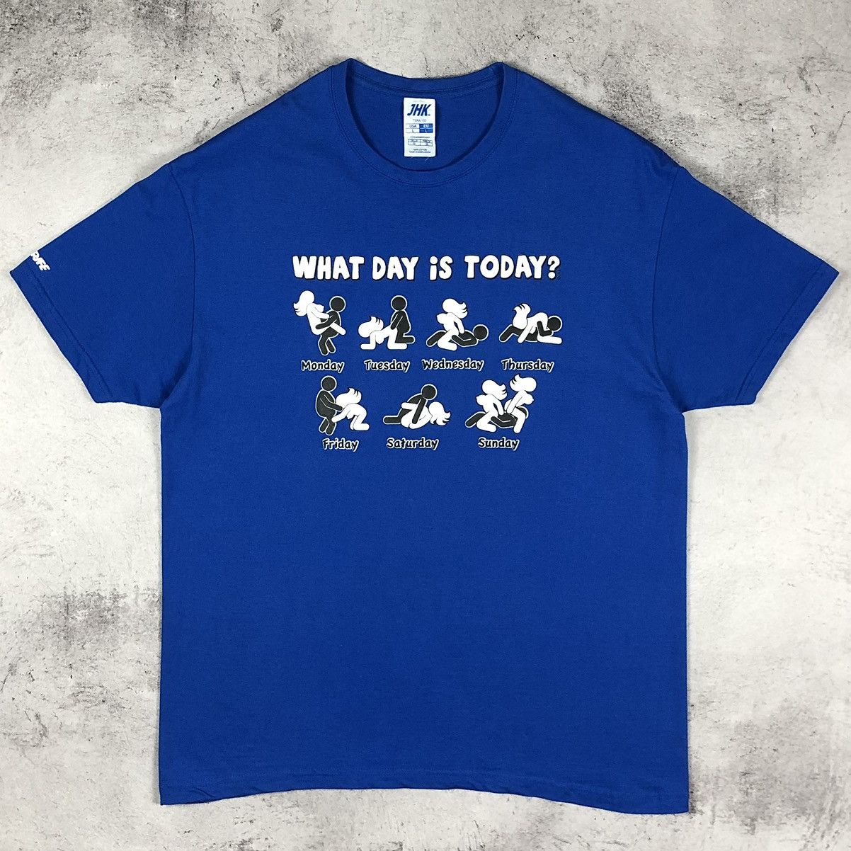 Vintage Sex Positions Graphic Adult Joke Tee Size US L / EU 52-54 / 3 - 2 Thumbnail