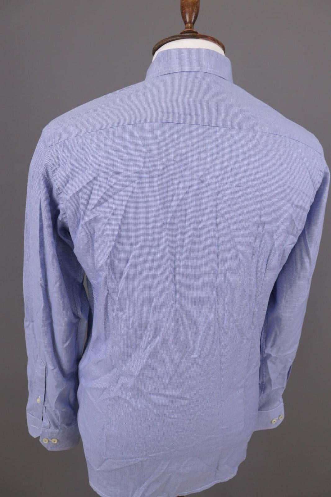 Eton Eton Contemporary Blue Check Extra Shirt Size 39 / 15 1/2 Size US M / EU 48-50 / 2 - 10 Thumbnail