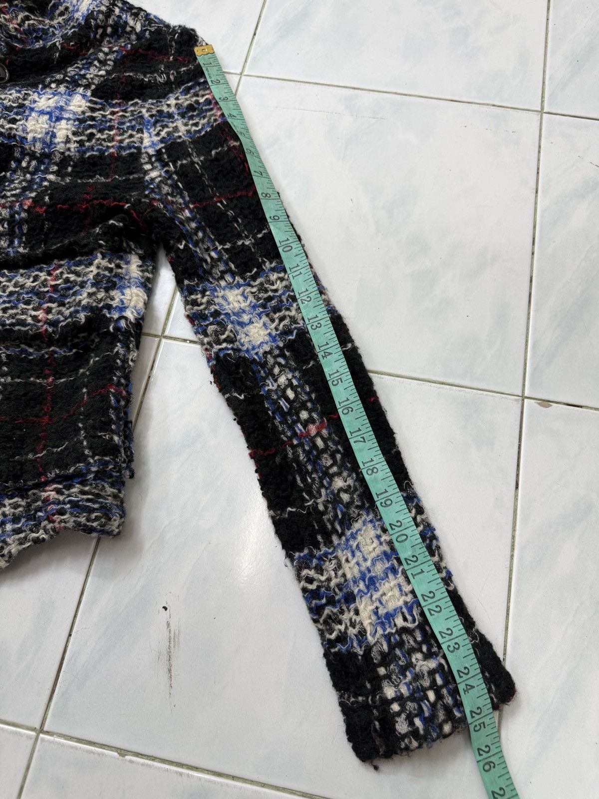 Issey Miyake 🔥🔥🔥ARCHIVE ISSEY MIYAKE SUNAO KUWAHARA TWEED KNIT JACKET Size S / US 4 / IT 40 - 18 Thumbnail