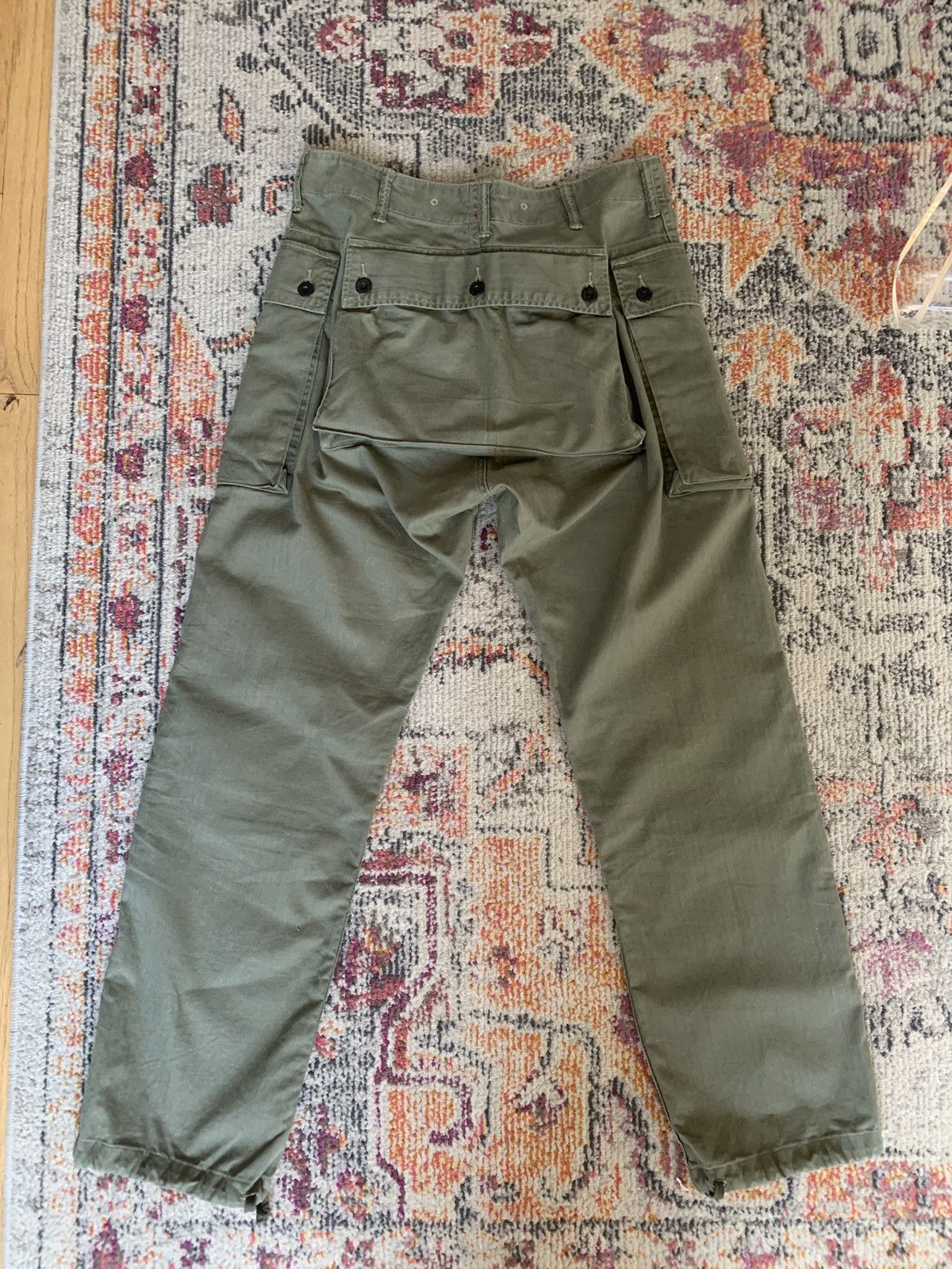 Ralph Lauren Vintage Polo Ralph Lauren Olive Green HBT P-44 Monkey Pants Size US 31 - 2 Thumbnail