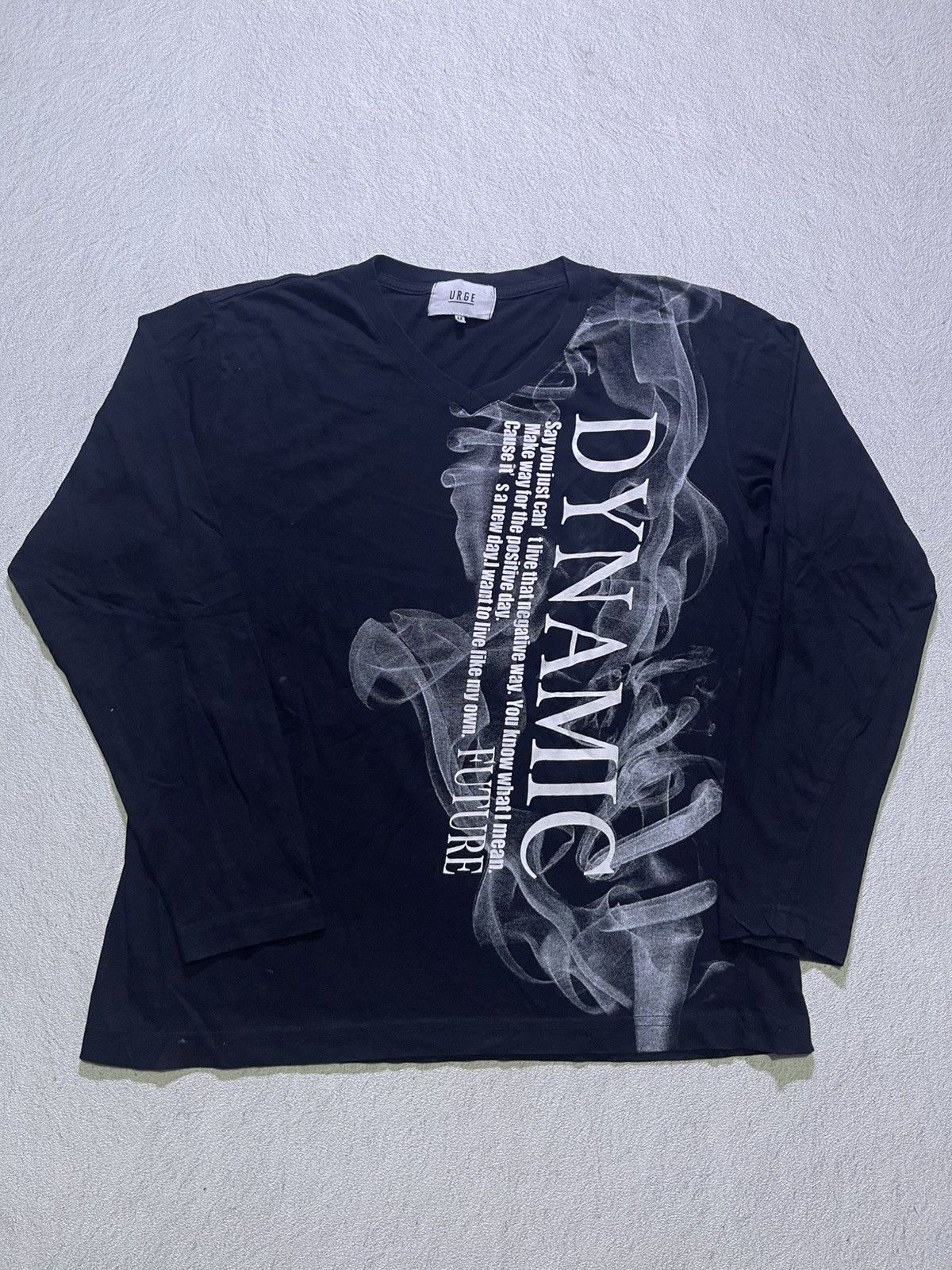 Japanese Brand Y2K URGE long sleeve tshirt Size US M / EU 48-50 / 2 - 1 Thumbnail