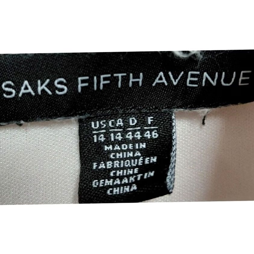 Saks Fifth Avenue Saks Fifth Avenue White Sleeveless Dress Shift Knee Length Women Size 14 Size XL / US 12-14 / IT 48-50 - 3 Thumbnail
