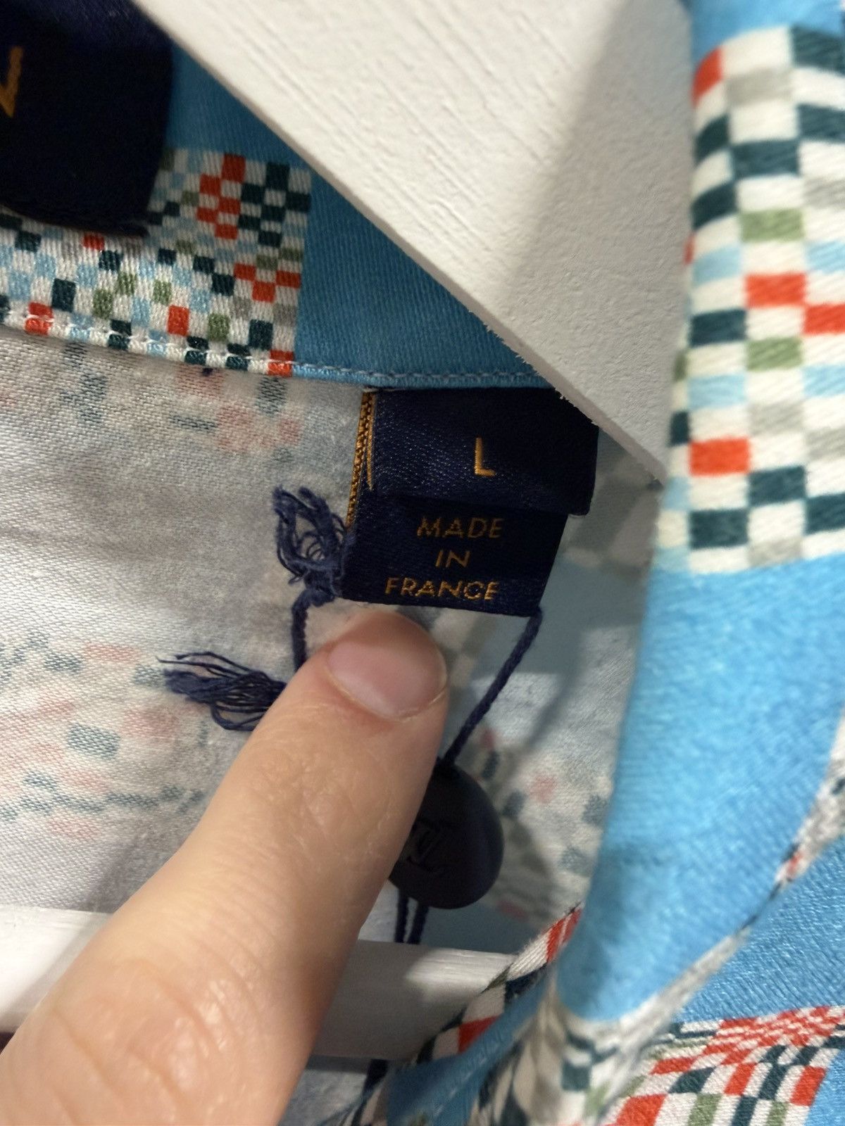 Louis Vuitton Louis Vuitton Damier Printed Bowling Shirt NEW 1250$ Size US L / EU 52-54 / 3 - 4 Thumbnail