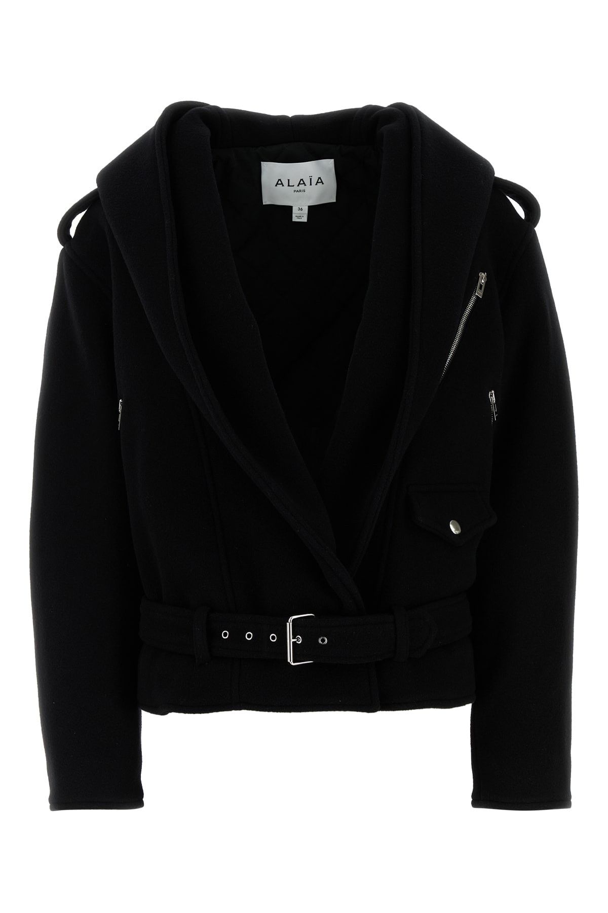 Alaia Hooded Biker Size S / US 4 / IT 40 - 1 Thumbnail
