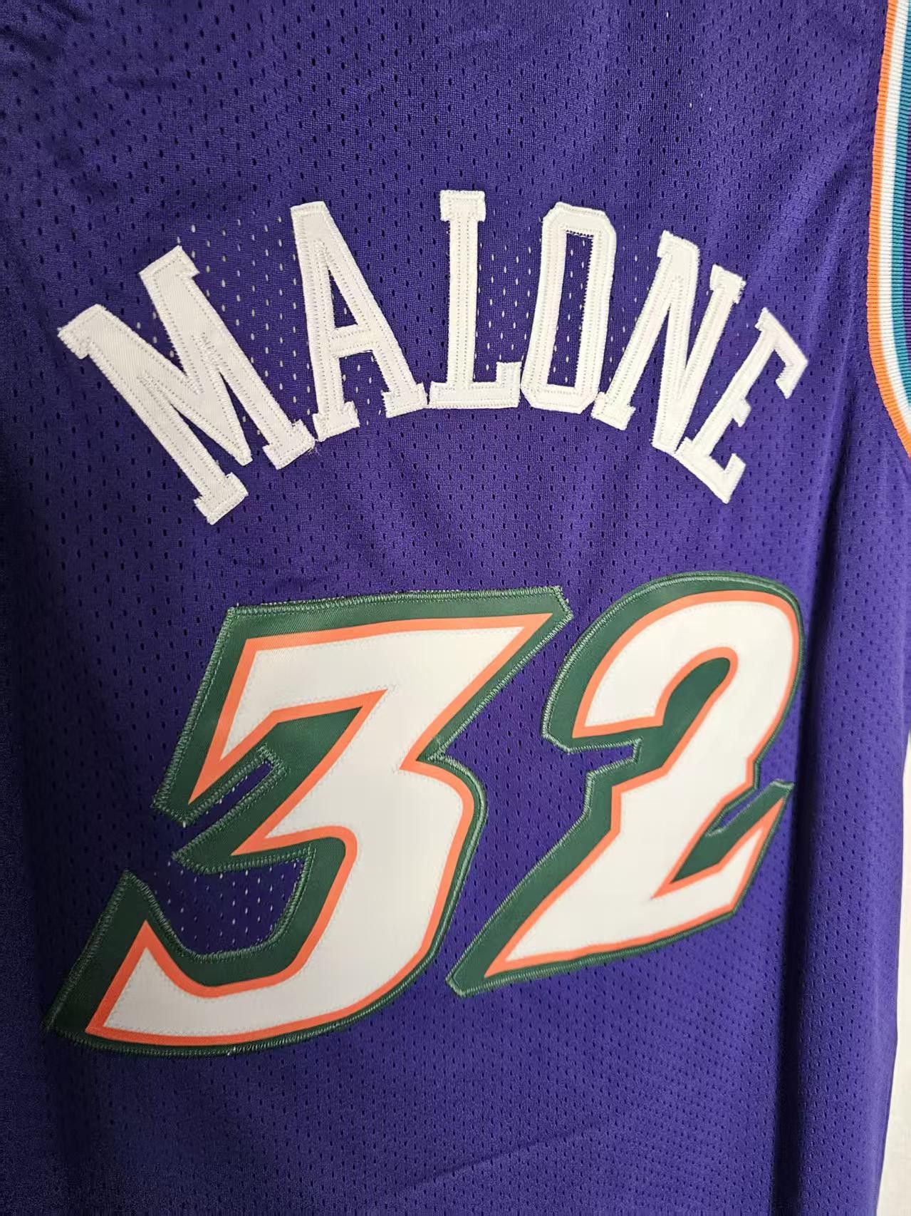 NBA Jazz #32 Karl Malone Jersey XXL Size US XXL / EU 58 / 5 - 4 Thumbnail