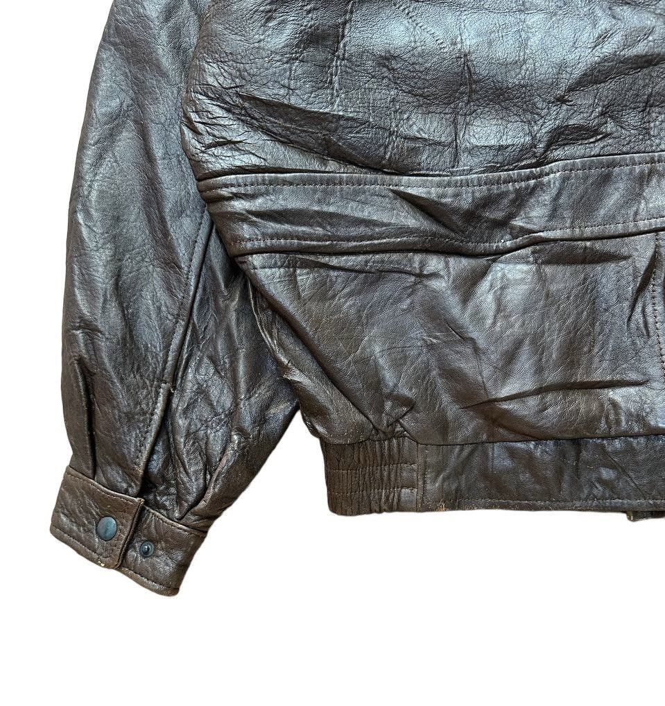 Beverly Hills Polo Club Vtg Polo Club Fur Collar Leather Jacket Size US M / EU 48-50 / 2 - 12 Thumbnail