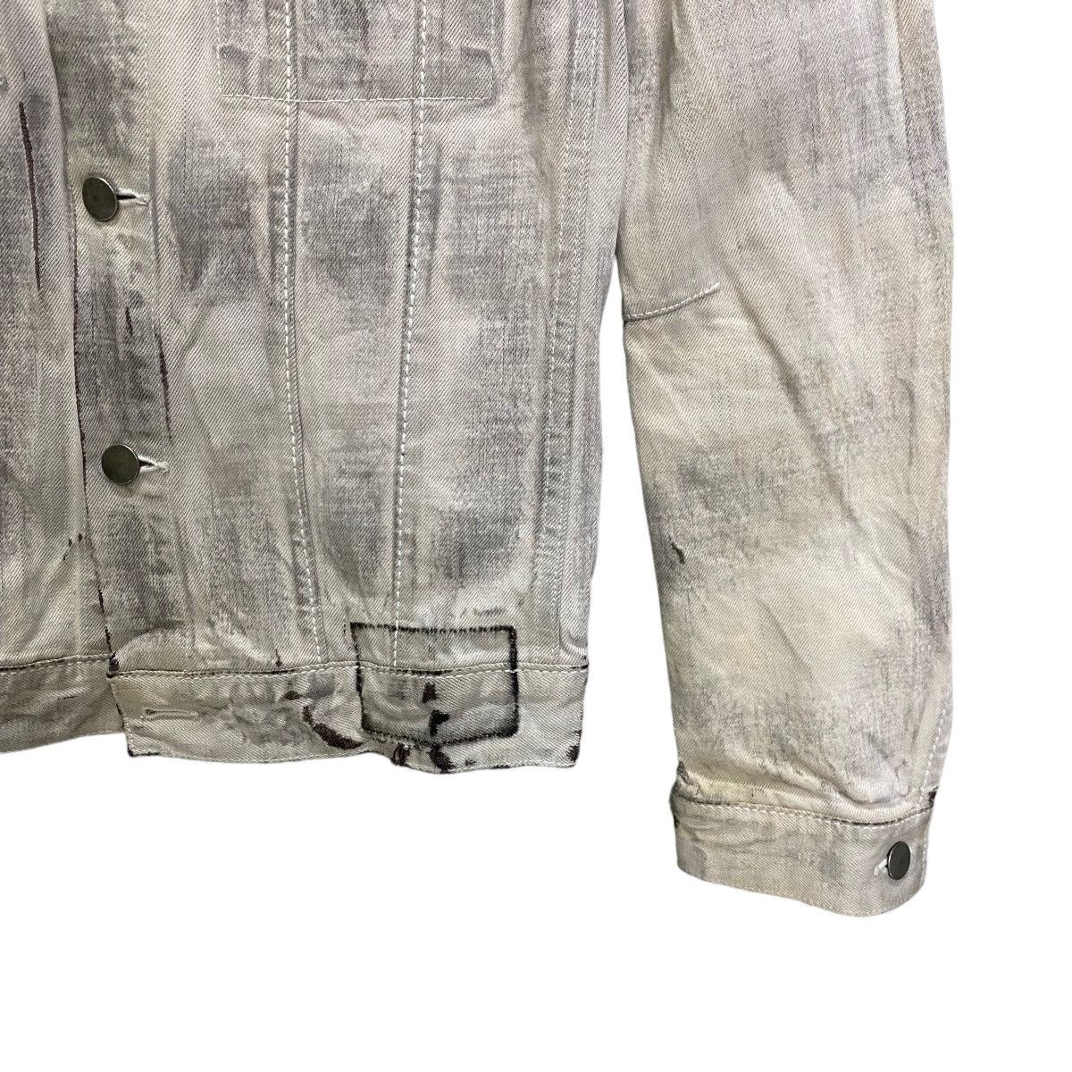 If Six Was Nine One Gravity distressed style denim trucker jacket Size US M / EU 48-50 / 2 - 7 Thumbnail