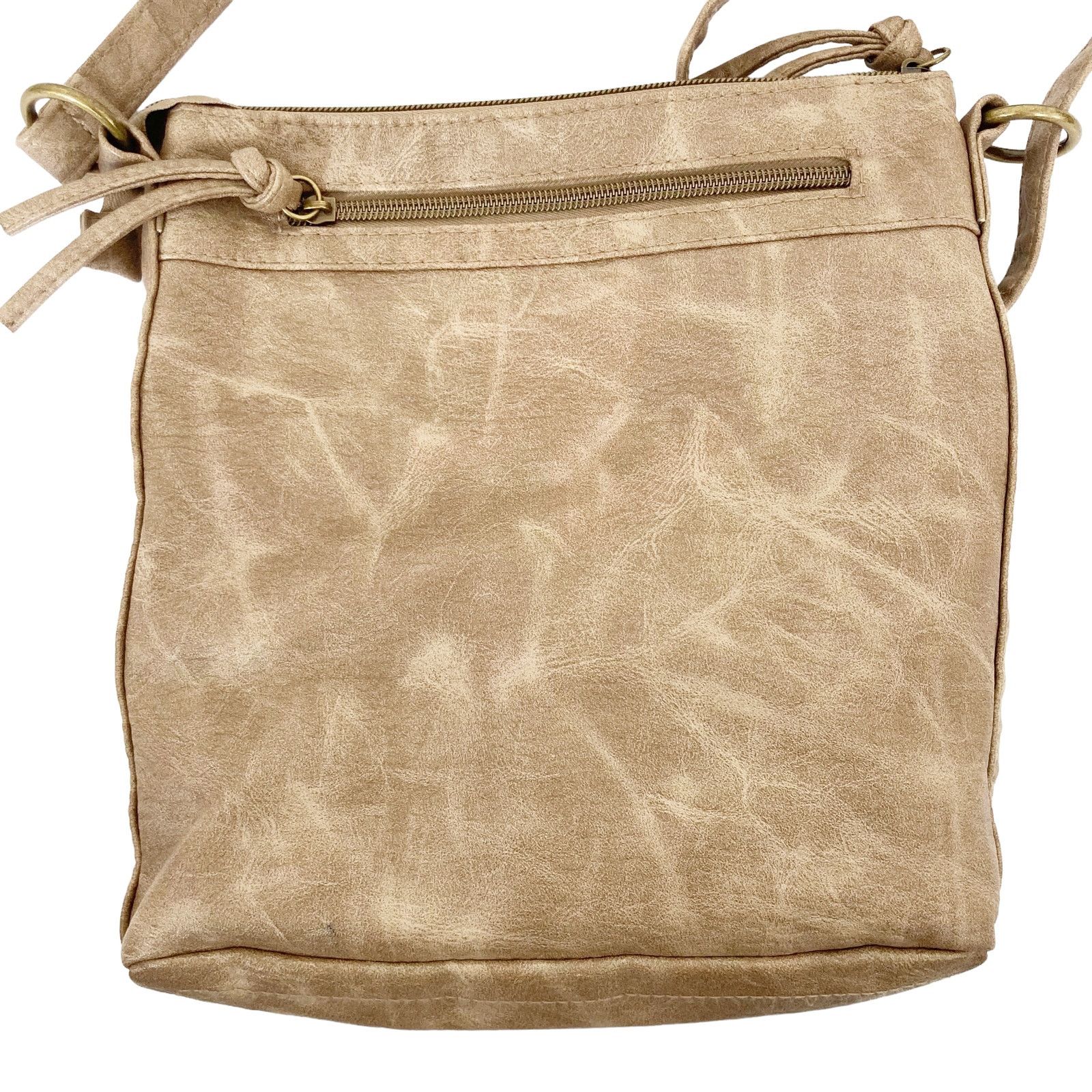 Other Stone Mountain Tan Faux Leather Crossbody Bag Size ONE SIZE - 5 Thumbnail