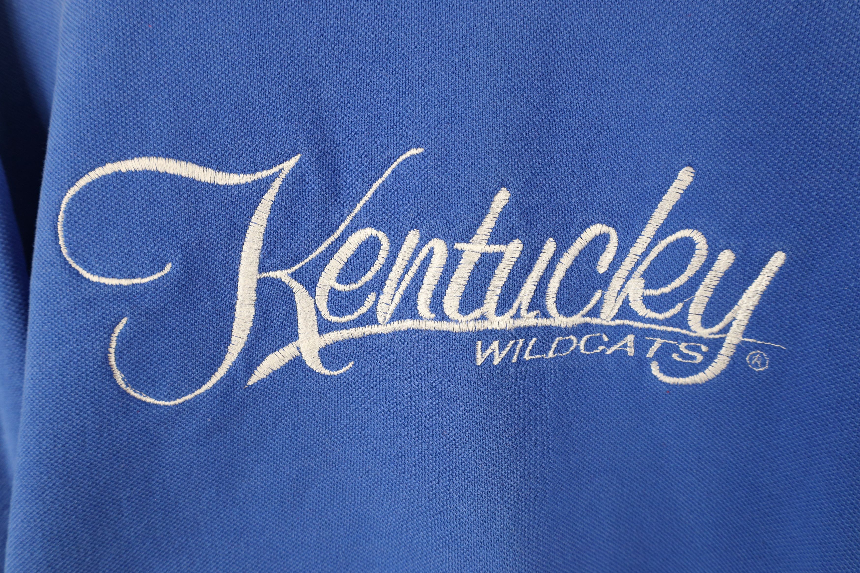 Vintage Vintage 90s Spell Script University of Kentucky Sweatshirt Size US XL / EU 56 / 4 - 4 Thumbnail