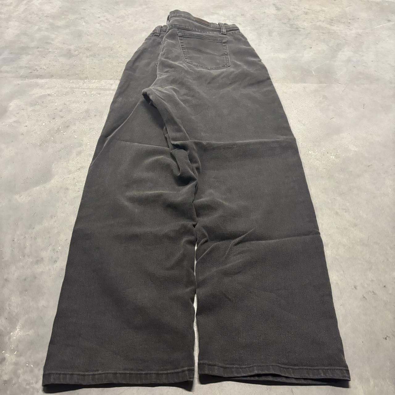 Japanese Brand × Vintage Crazy Vintage Y2K/2000s Grunge Faded Black Essential Denim Jeans! Size US 35 - 3 Thumbnail