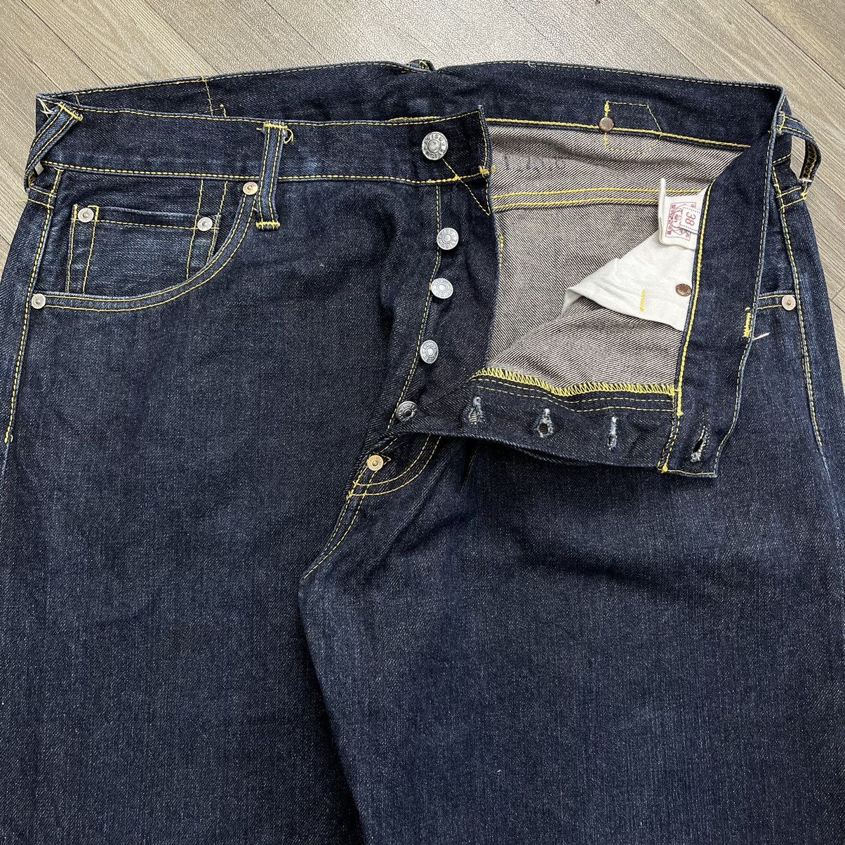 Evisu Vintage Evisu Daicock Big Logo Selvedge Jeans Size US 29 - 13 Thumbnail