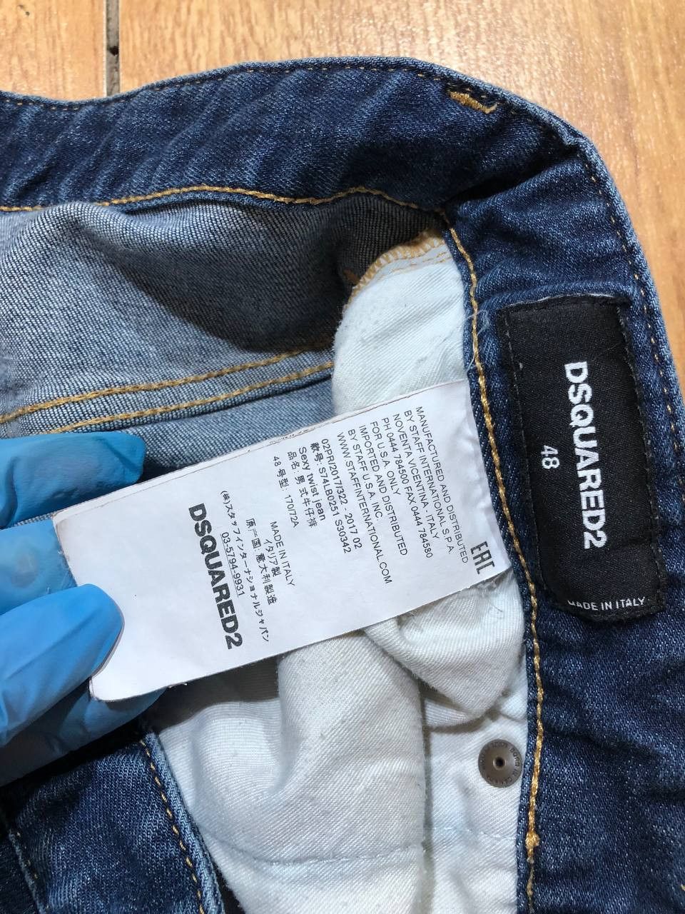 Dsquared2 Dsquared2 Skinny Faded Cotton Ripped Distressed Skinny Jeans Size US 32 / EU 48 - 2 Thumbnail