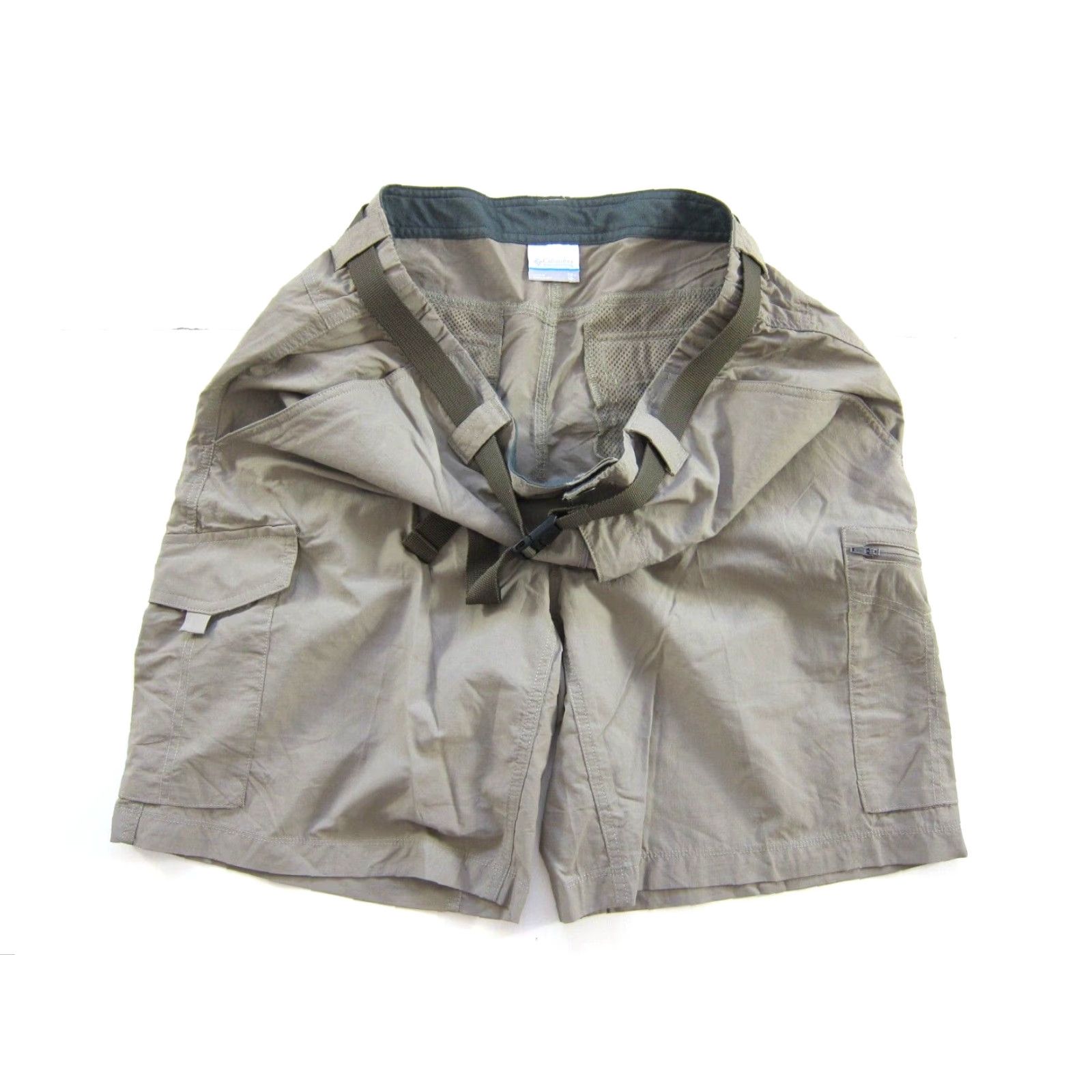 Vintage VINTAGE Columbia 100% Nylon Beige Brown Pocket Cargo Travel Hike Camp Shorts Men 38 Size US 38 / EU 54 - 5 Thumbnail