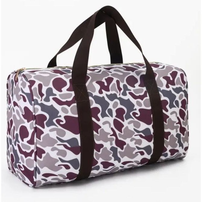 Other Camouflage Canvas Duffle Bag With Zipper Closure Size ONE SIZE - 1 Thumbnail