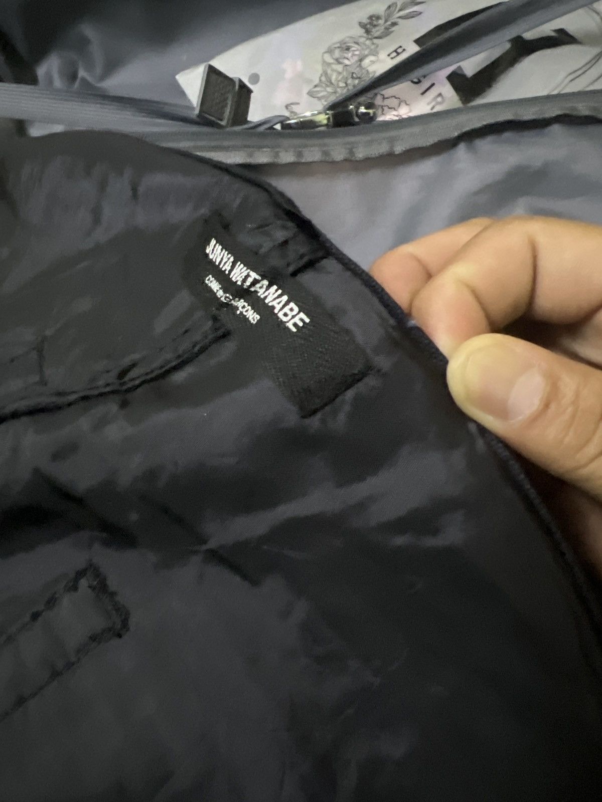 Comme des Garcons × Japanese Brand × Junya Watanabe JUNYA WATANABE X COMME DES GARCONS MONOGRAM FLOWER AT PANTS Size US 30 / EU 46 - 15 Thumbnail
