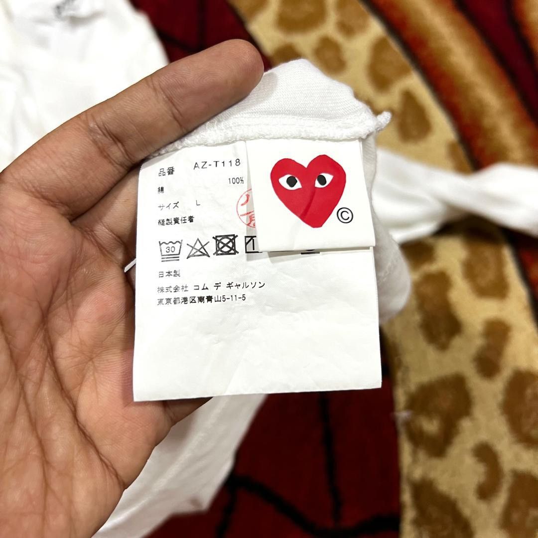 Comme des Garcons PLAY Vintage Single Stitch Comme Des Garcons Long Sleeve T Shirt Size US L / EU 52-54 / 3 - 7 Thumbnail